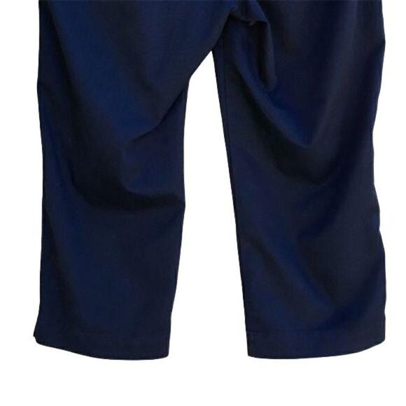 Hillard & Hanson High Rise Straight Leg Crop Pants Black Sz 12 - Picture 7 of 8